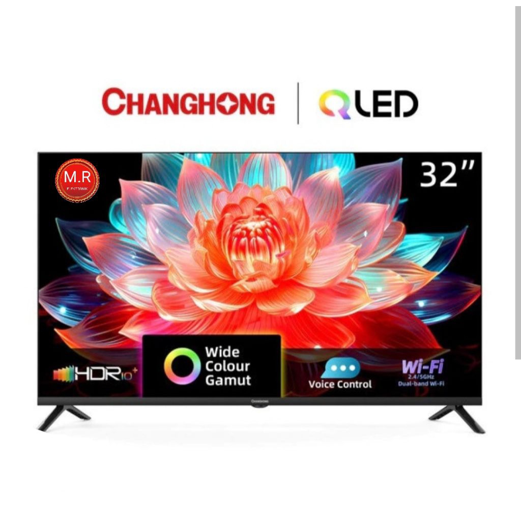 QLED GOOGLE TV 32 INC CHANGHONG L32QCN1 GARANSI RESMI 3 TAHUN