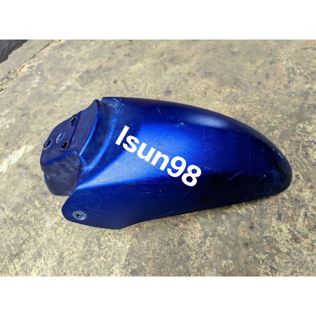 SPAKBOR DEPAN YAMAHA FINO 125 LED GRANDE BIRU DOFF COPOTAN ORIGINAL