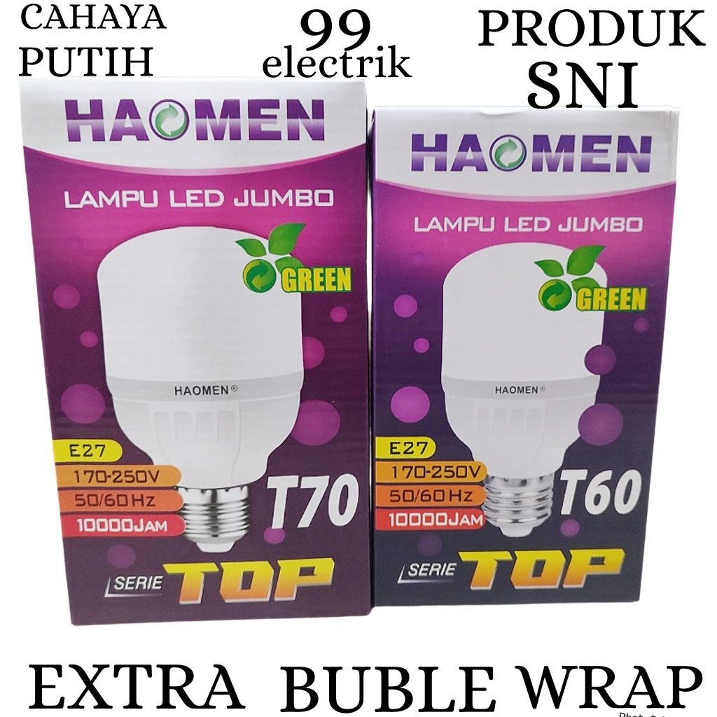 BOHLAM LED / LAMPU LED MURAH HAOMEN 60W-70W