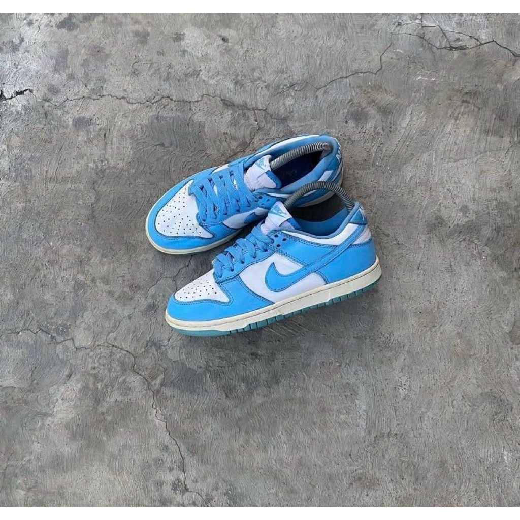 sepatu nike dunk low coast blue original second
