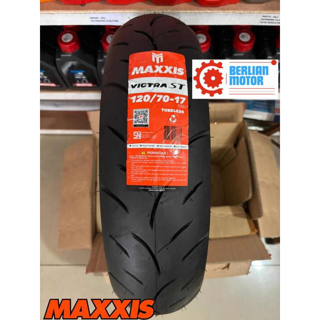 Ban maxxis VICTRA ST 120/70 ring 17 100% original SNI