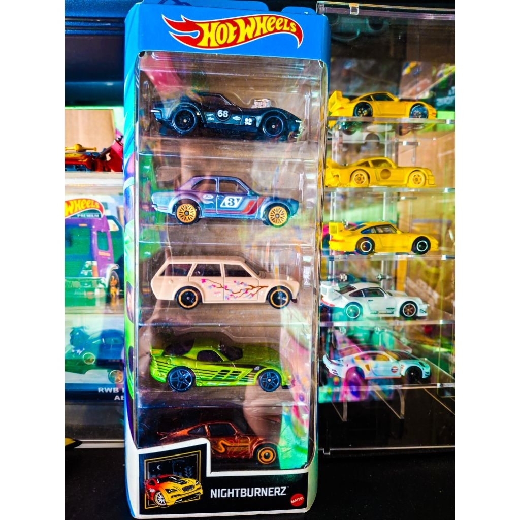 Hot Wheels Gift Pack Nightburnerz Rare