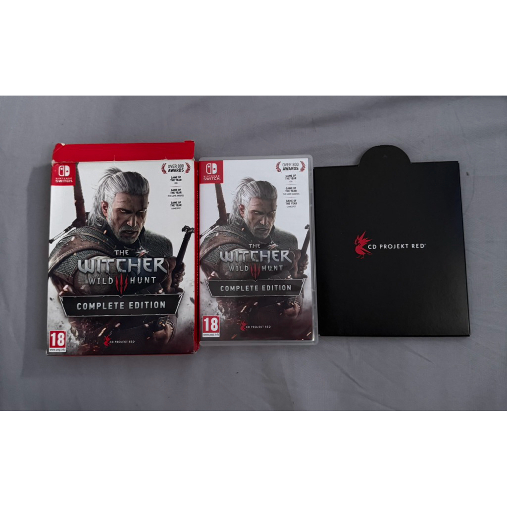 The Witcher 3 Wild Hunt + Box + Poster Game anintendo Switch