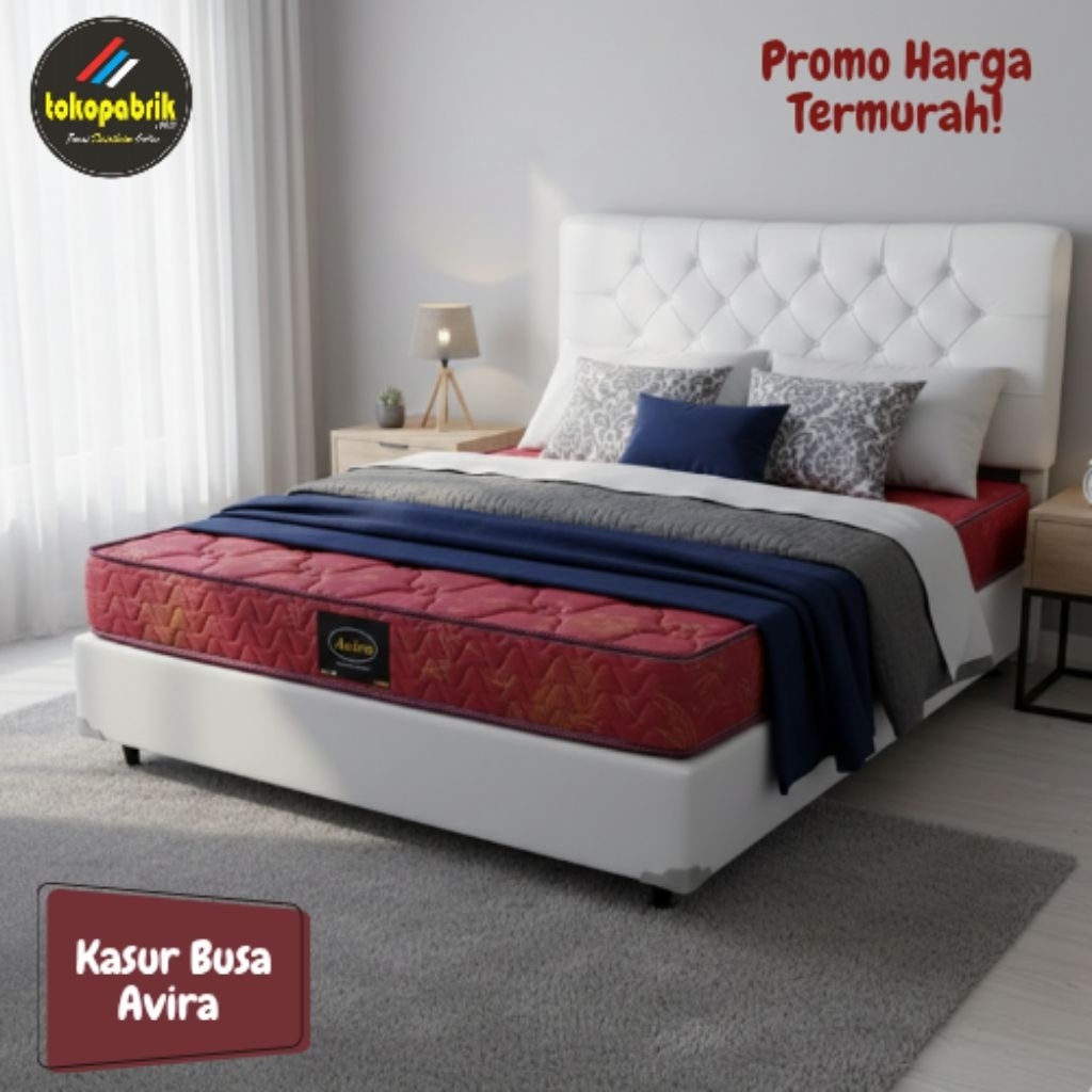 Kasur Busa Avira Kain Springbed / Matras Full Busa Minimalis Murah Bogor Jakarta