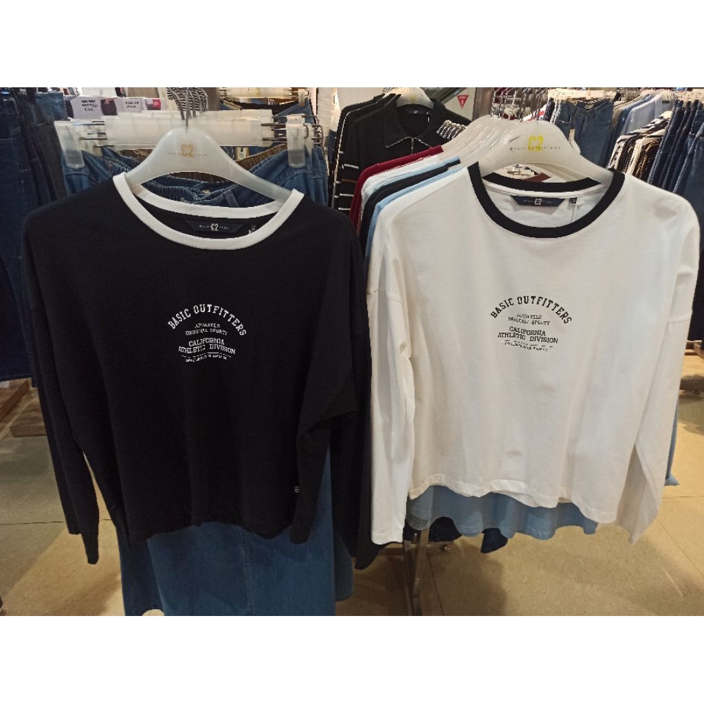 Kaos panjang Cewek C2 NEW S-XL