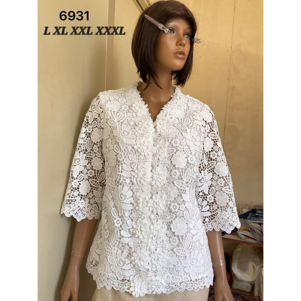 MISS APRIL CZ PREMIUM BRUKAT KHUSUS  HITAM & PUTIH #6931