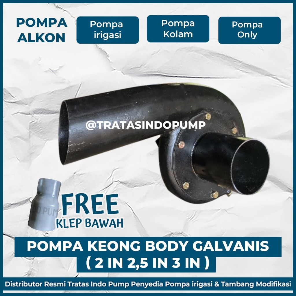Pompa Keong Alkon 2 Inch Bahan Galvanis Modifikasi Model Tempel