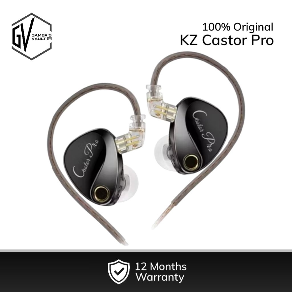 KZ Castor Pro Dual Dynamic Driver Metal In Ear Monitor