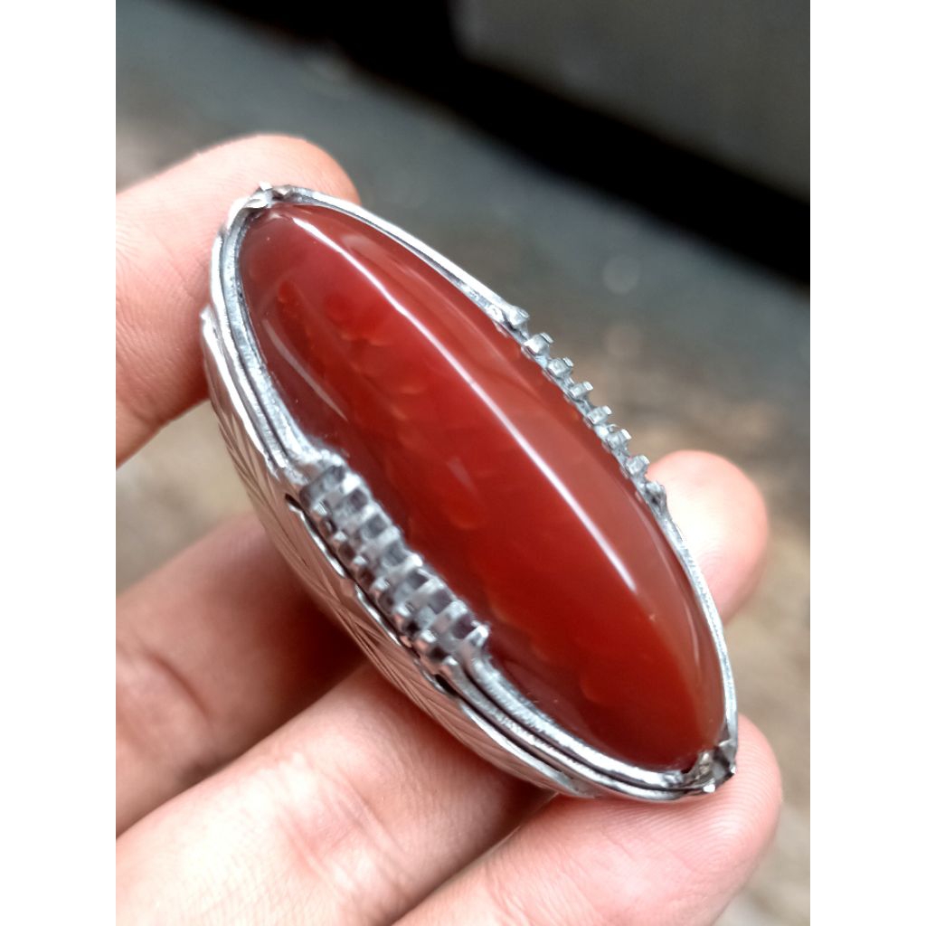 Batu akik Pandan Merah Jamblang.