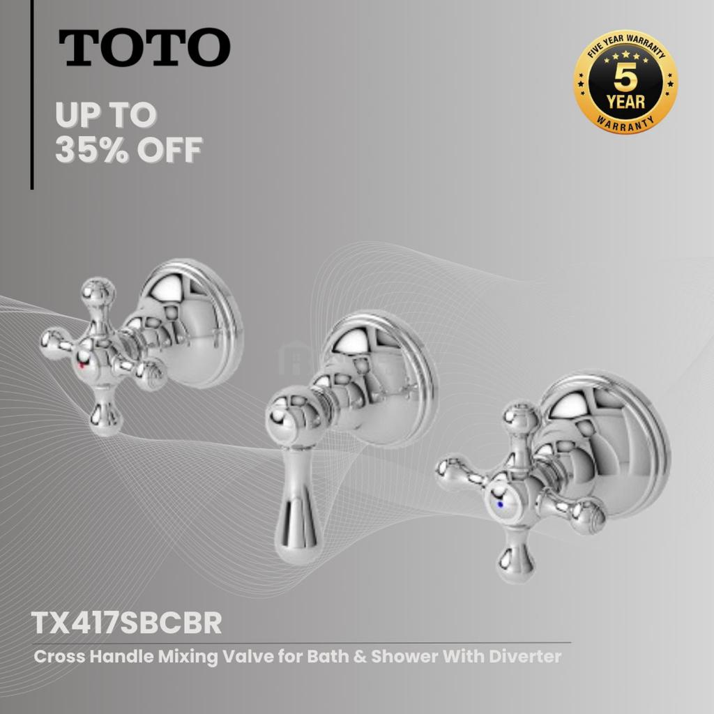 Kran Tanam Mixer with Diverter TOTO TX417SBCBR / Mixing Valve with Diverter TOTO