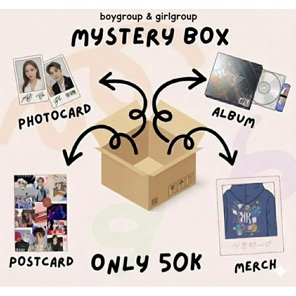 isi official mystery box all kpop fandom bts txt enhypen blackpink exo cix red velvet just b ateez t