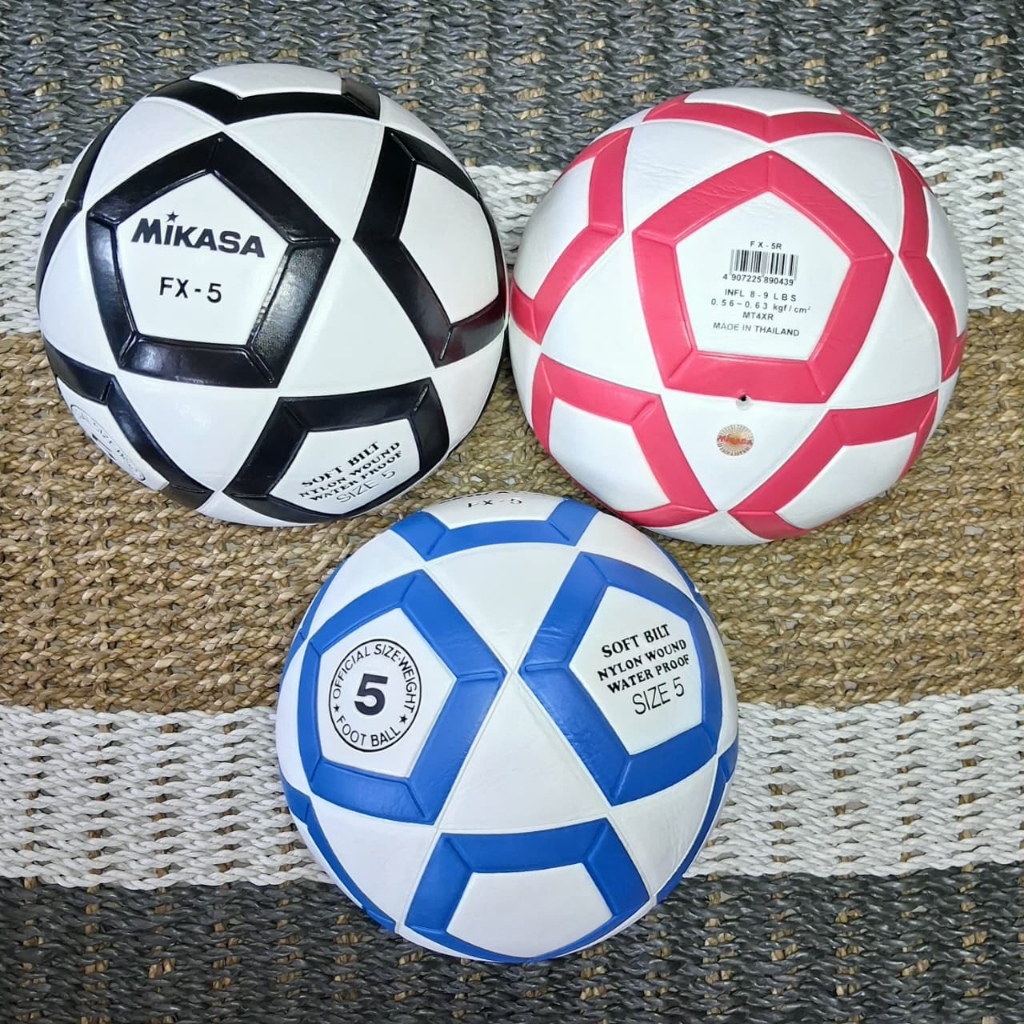 Bola Sepak Mikasa FX-5 Original + Jaring dan Pentil Bola