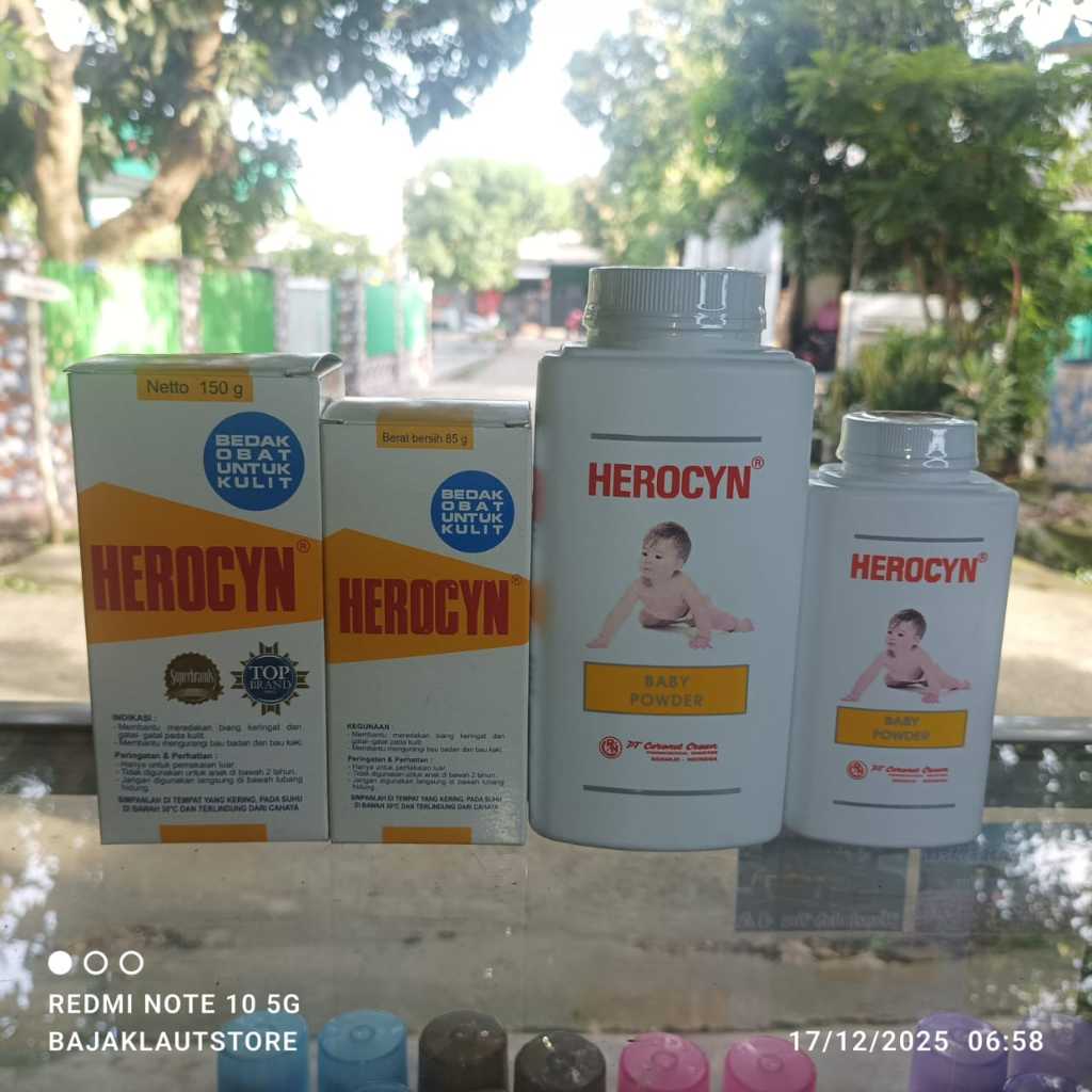 Bedak herocyn baby powder dan Bedak Kulit herosin buat gatal gatal anak-anak dan dewasa
