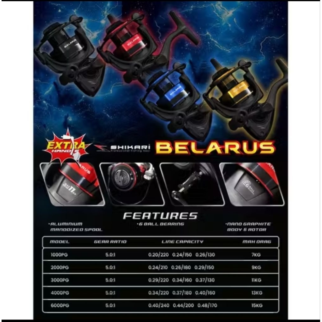 Reel pancing shikari  belarus 1000