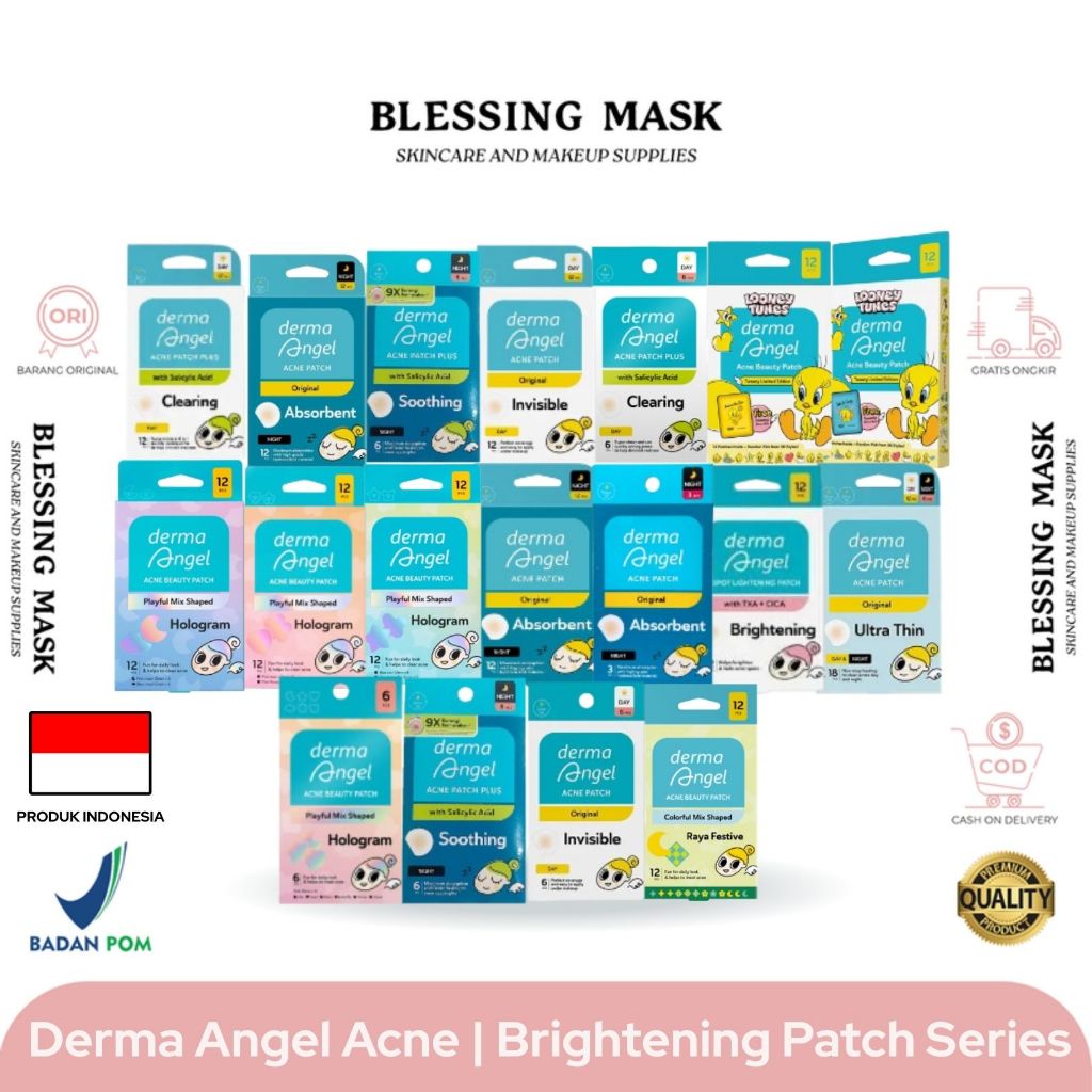 DERMA ANGEL Acne Patch - DAY | NIGHT | MIX | Intensive Gel