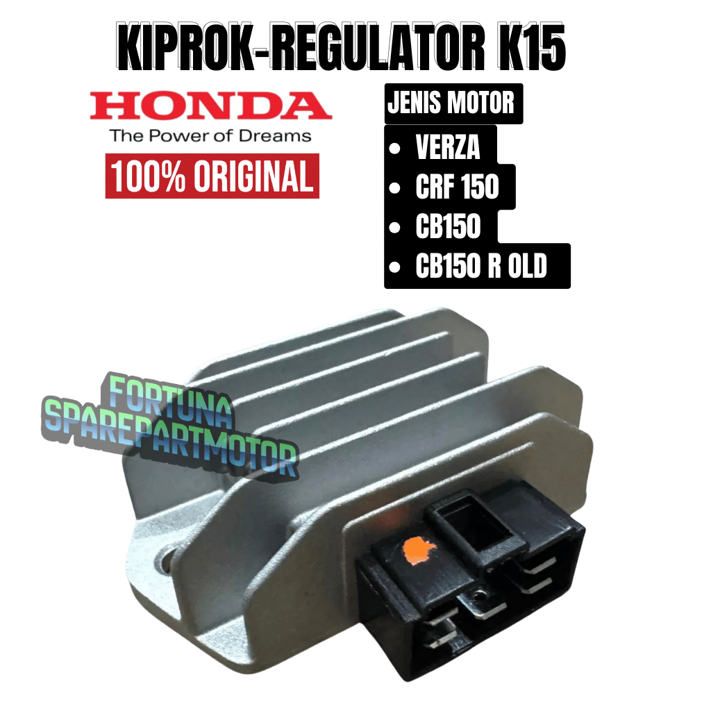 31600-K15-901 ORIGINAL KIPROK REGULATOR K15 VERZA, CB 150R, CB 150R OLD KUALITAS ASLI HONDA