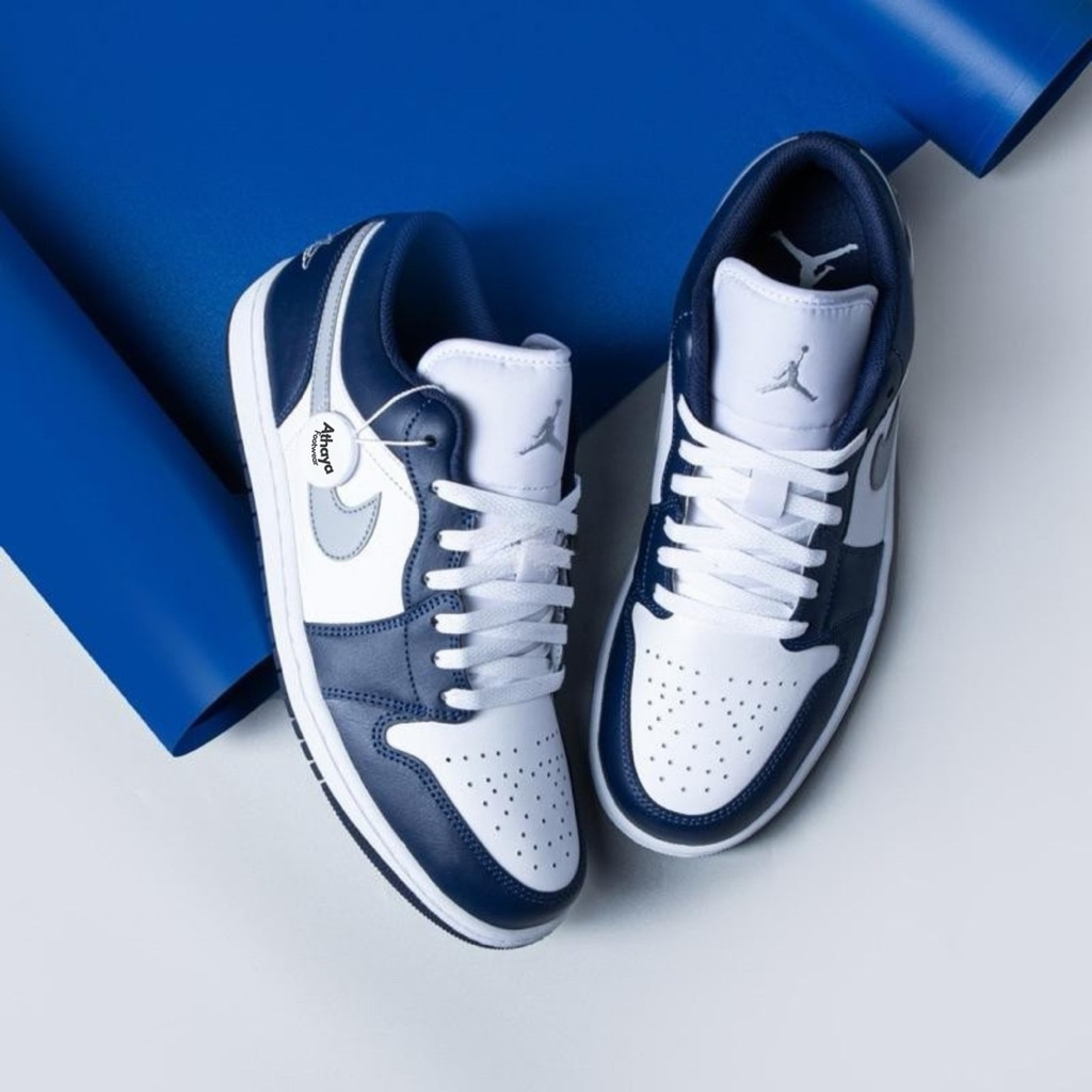 Nike Air Jordan 1 Low Midnight Navy 100% Original