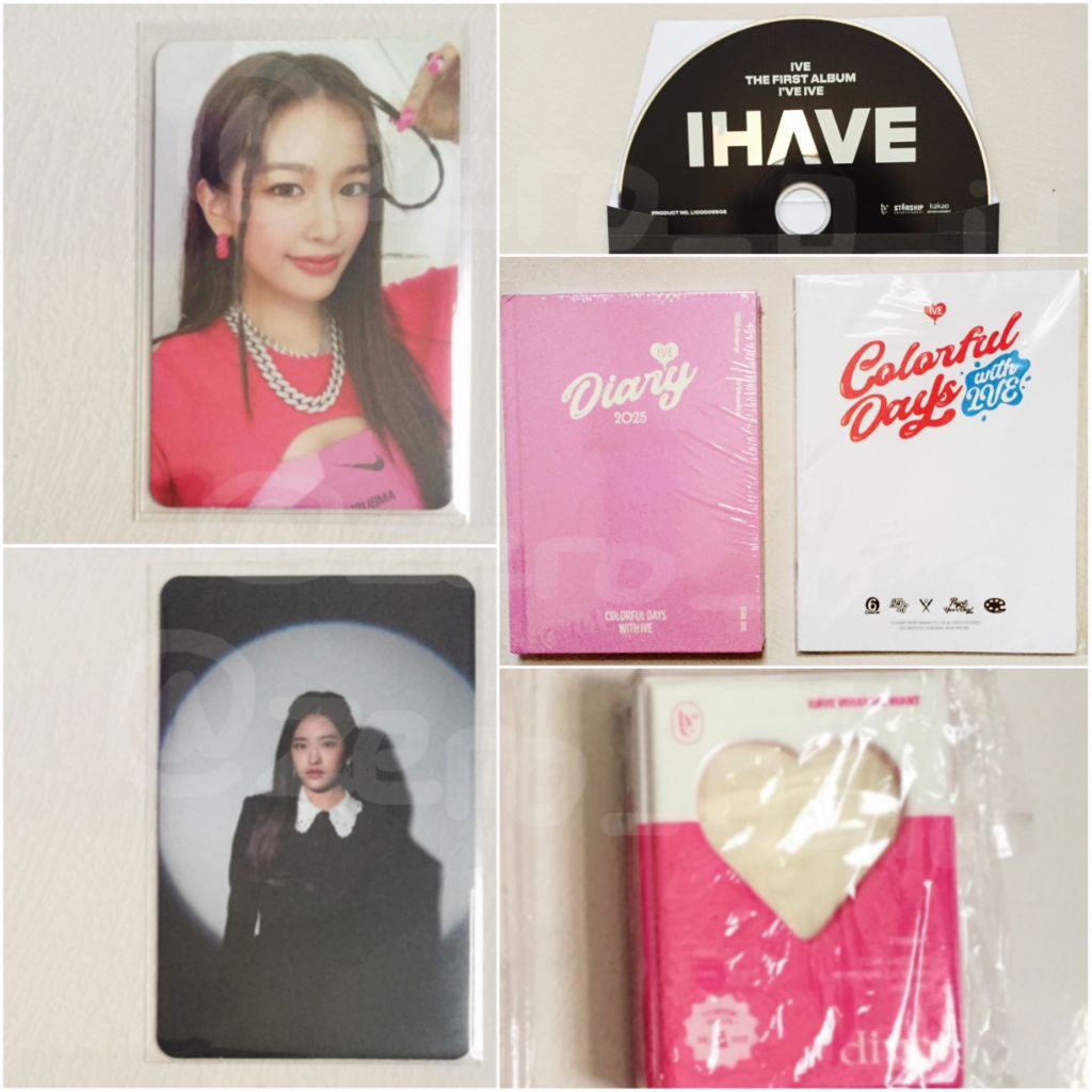 IVE Official (Baca Deskripsi) PC Yujin Kolbuk SG25 Diary Mini Brosur After Like One Reeler aab iz*on