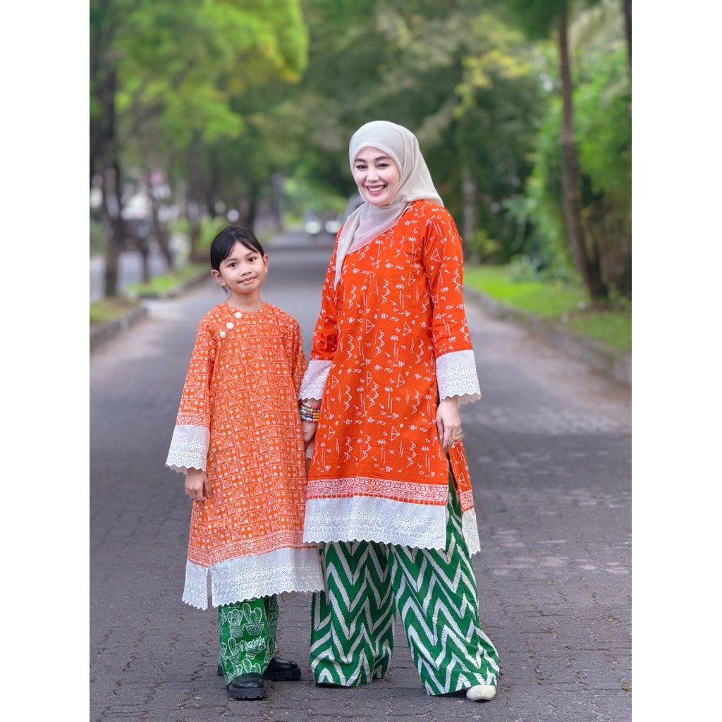 DENIK BATIK/SET JORENS/TUNIK BATIK/KULOT BATIK