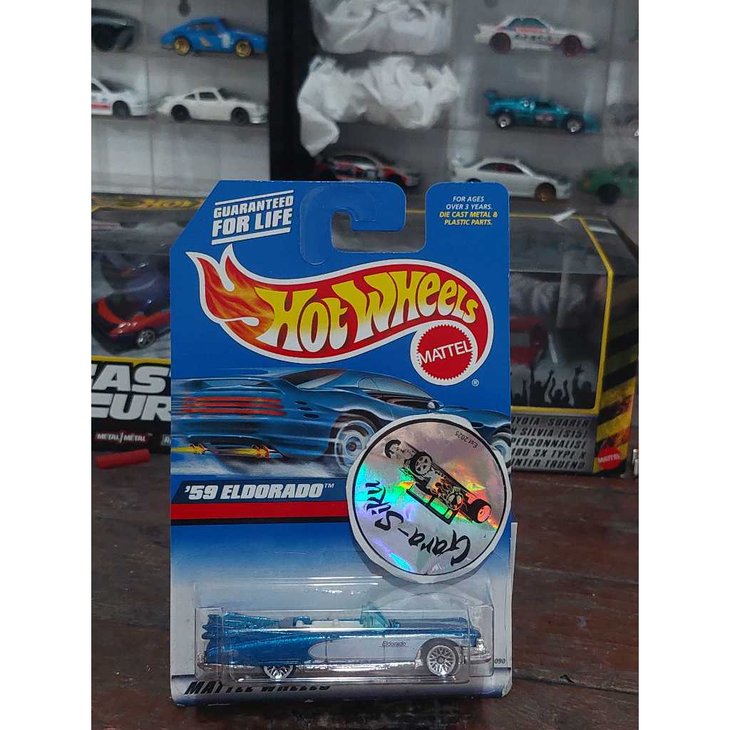 HOT WHEELS BLUECARD 59 ELDORADO BIRU 1998