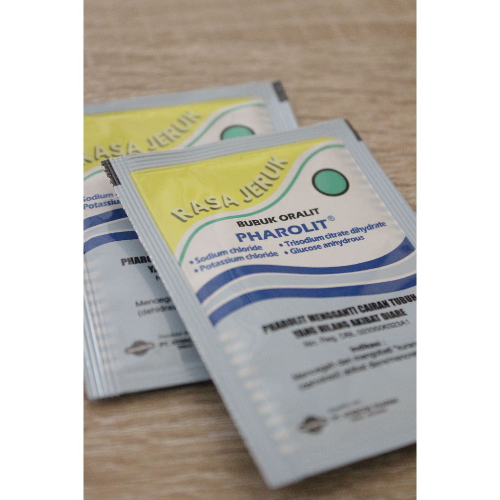 Pharolit Bubuk Oralit Larutan Elektrolyte & Pencegah Dehidrasi
