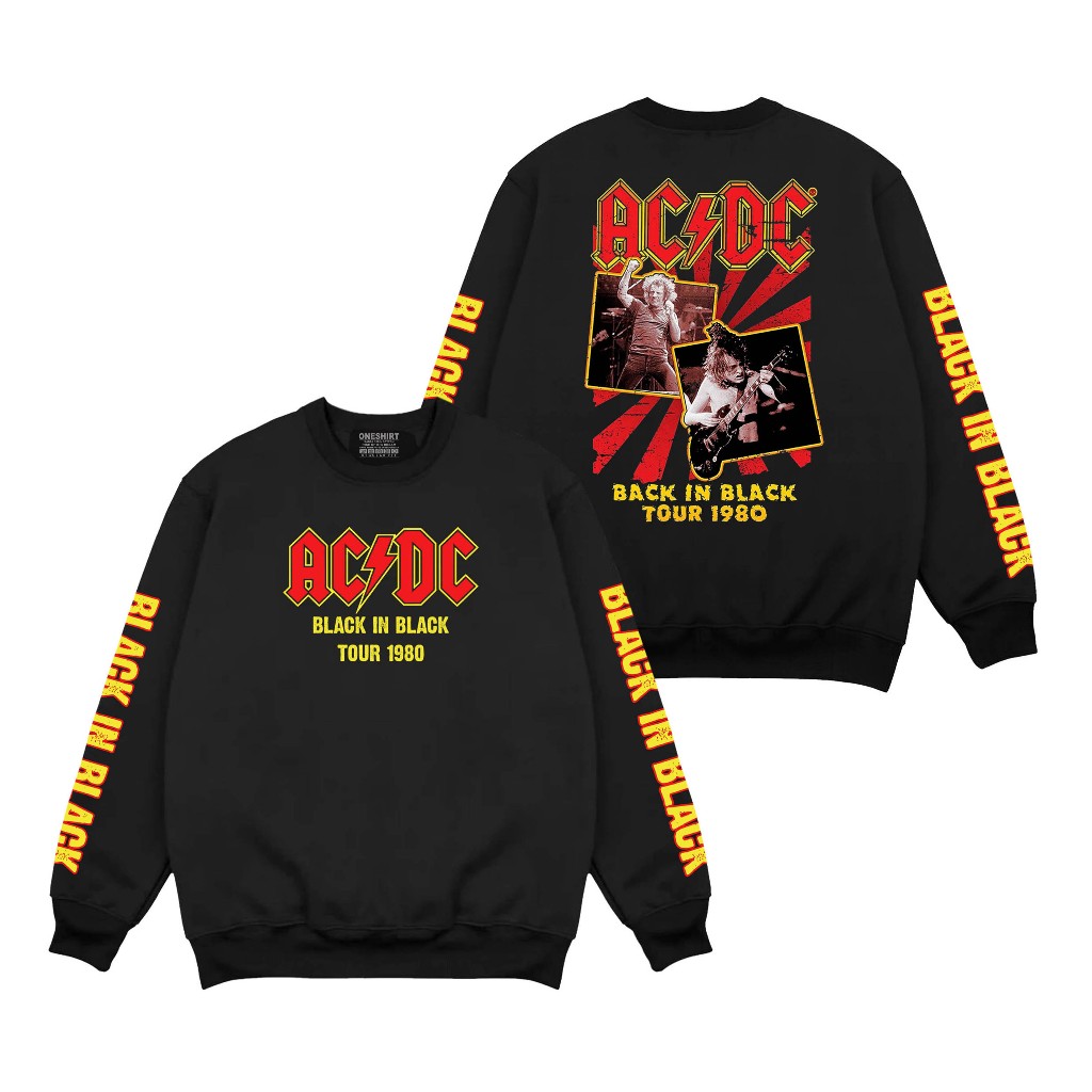 Dayshirt Crewneck ST DB Acdc Hells Bells sweatshirt musik Unisex
