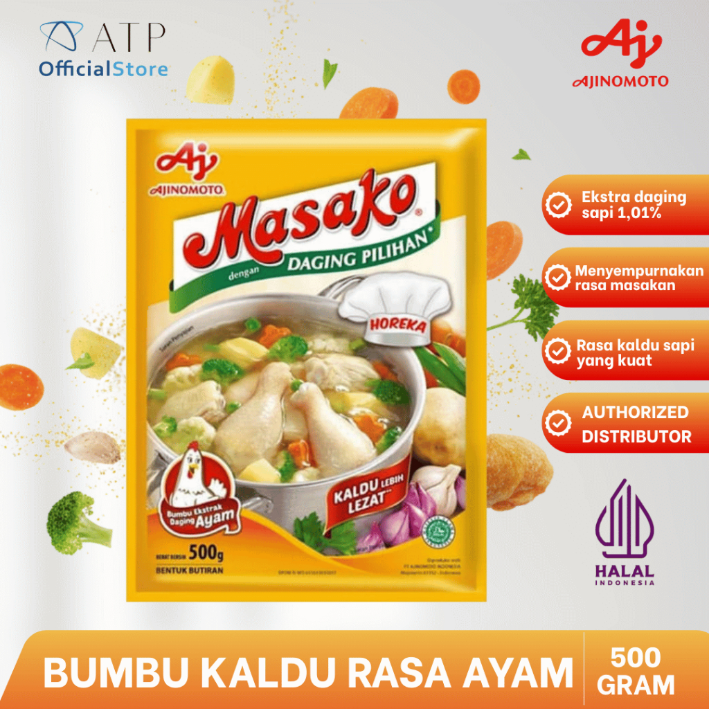 Masako (Bumbu kaldu Rasa Ayam 500 gr)