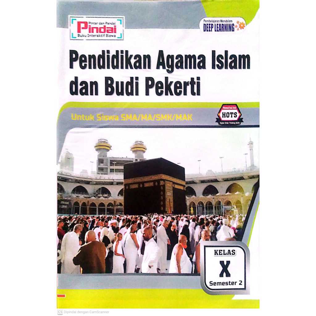 Buku LKS PAI  kurikulum Merdeka Kelas 10 SMA/MA/SMK/MAK Semester 2