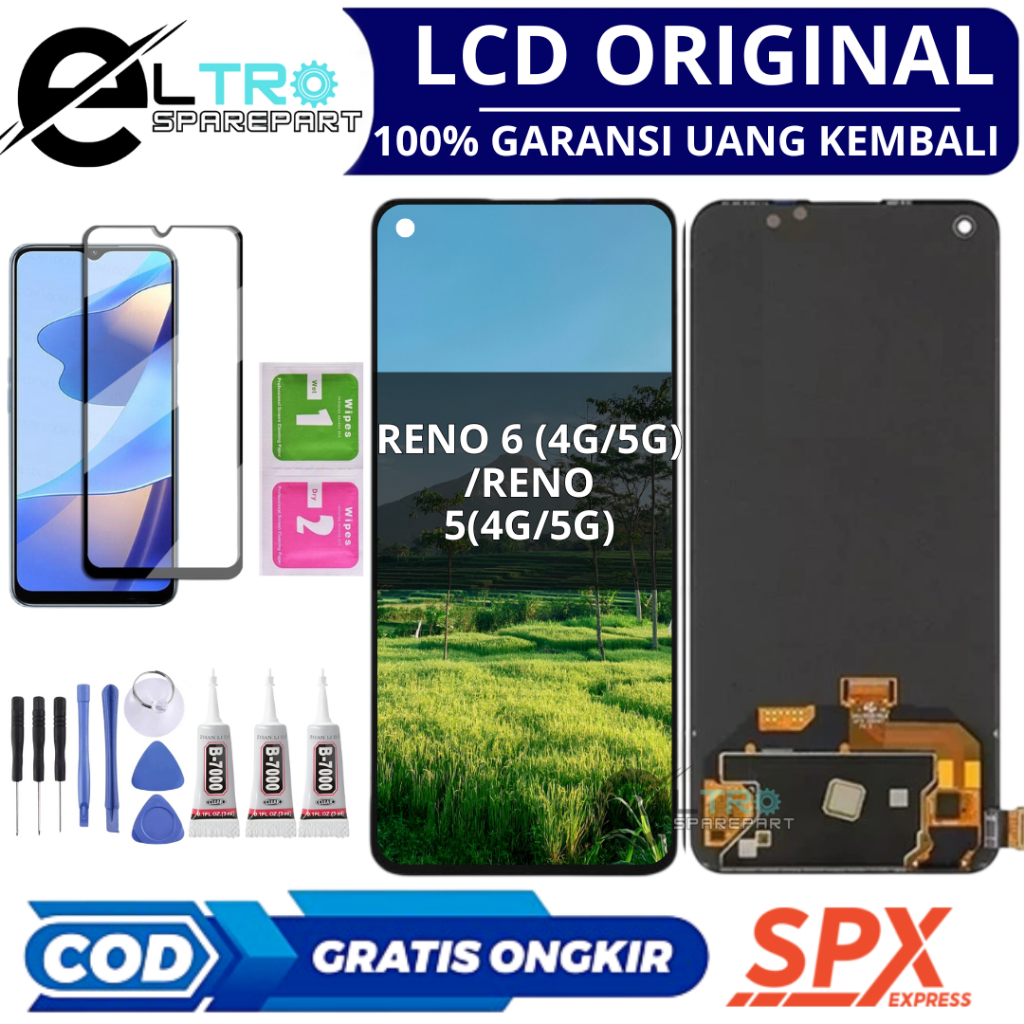 LCD OPPO RENO 5 4G / RENO 6 4G - ORIGINAL FULSET