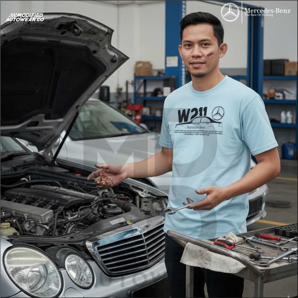 kaos mercedes benz w211 modified autowear kaos mercedes W211 Siluet