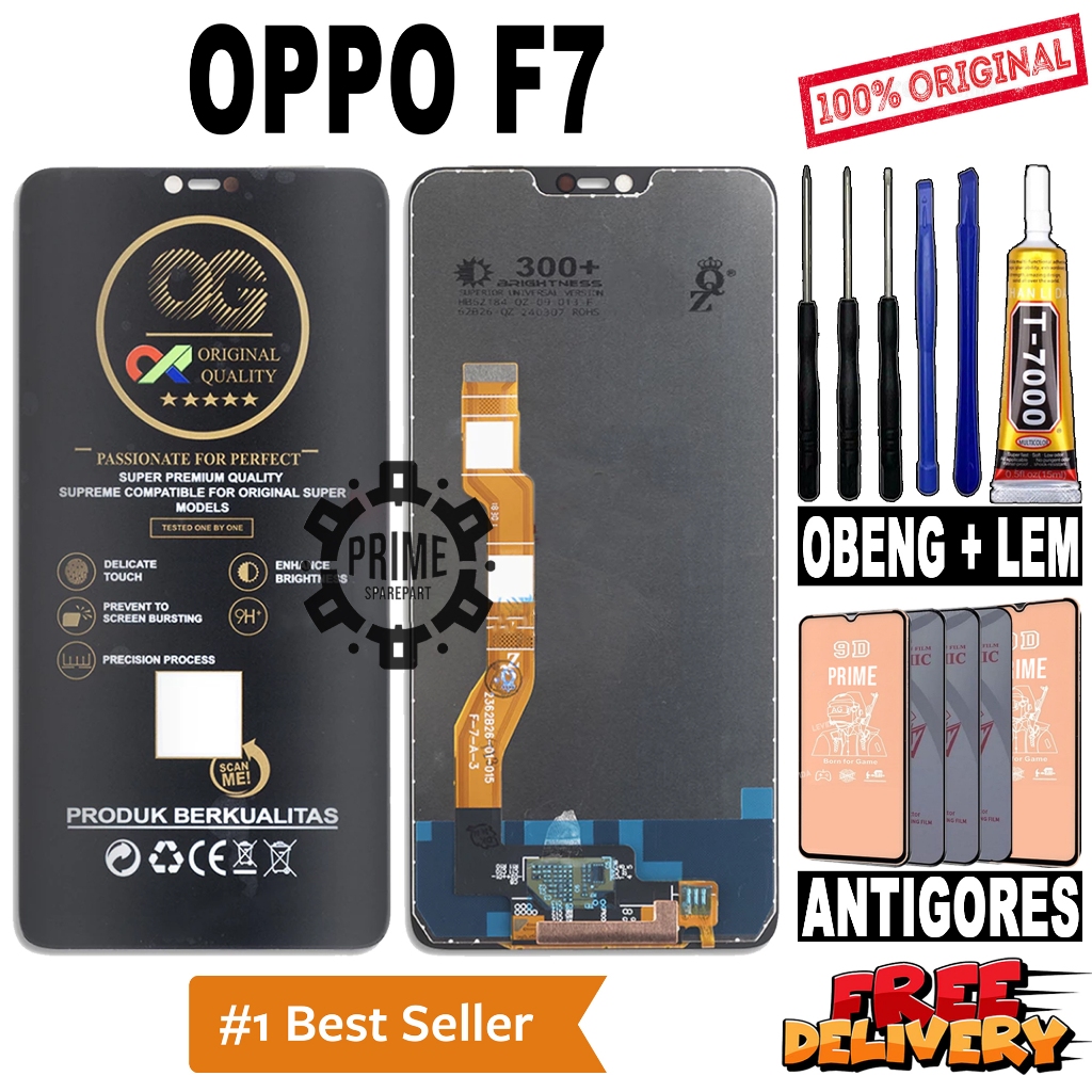 LCD TOUCHSCREEN OPPO F7 ORIGINAL OEM LCD OPPO F7 FULLSET