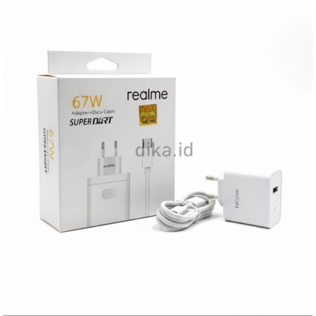 Charger Realme 67W Original 100% Superdrat Charger Type C