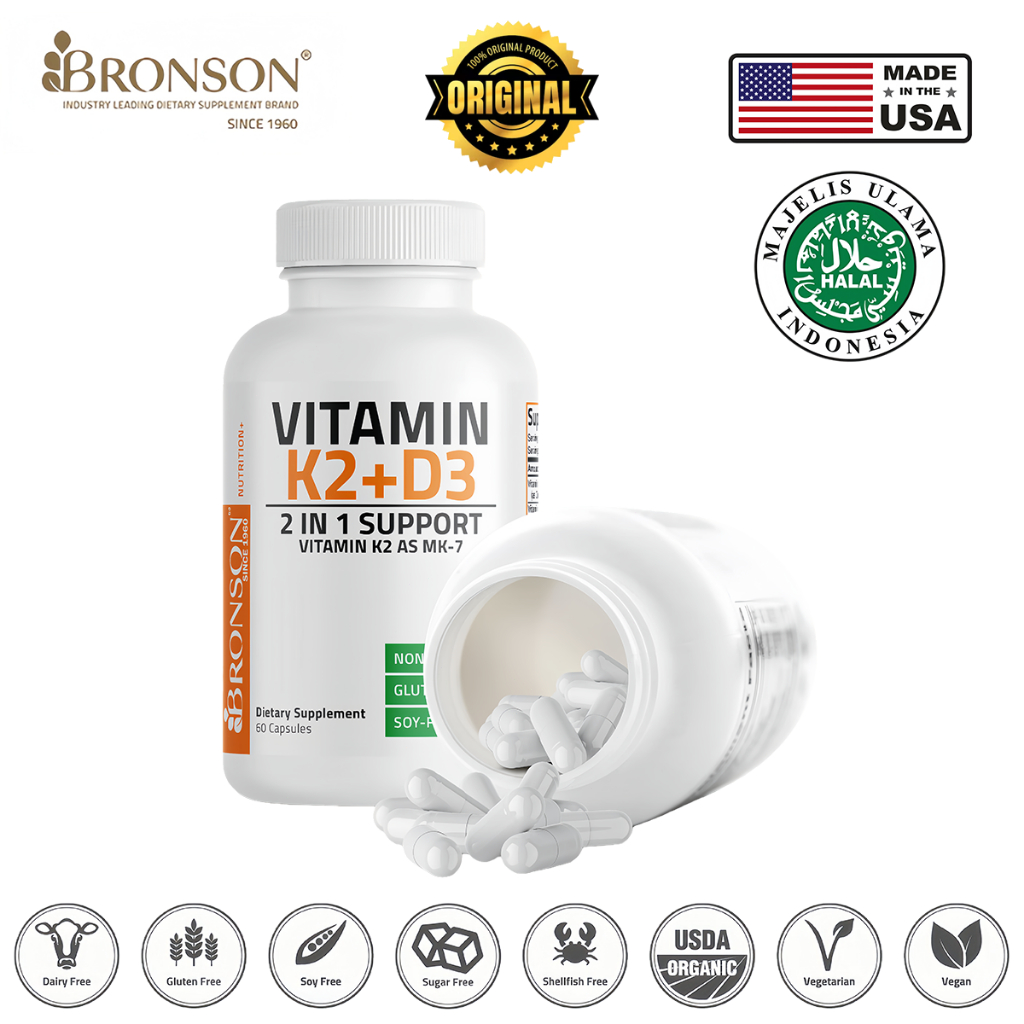 Vitamin D3 K2 5000IU/10000IU 90/120MCG 60/120 CAPS