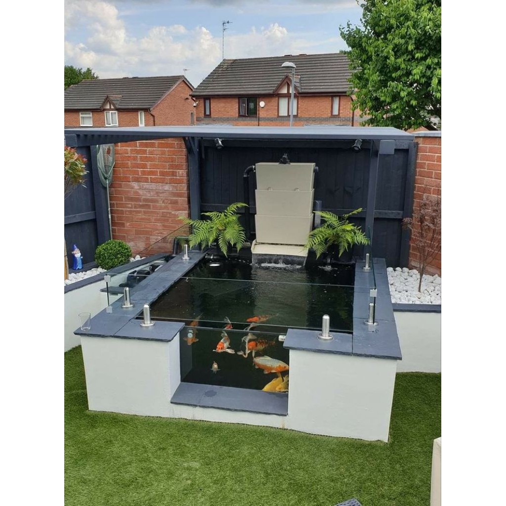 terimaa jasaa pembuatan kolam ikan koi kaca minimalis murah/tukang kolam ikan jakarta