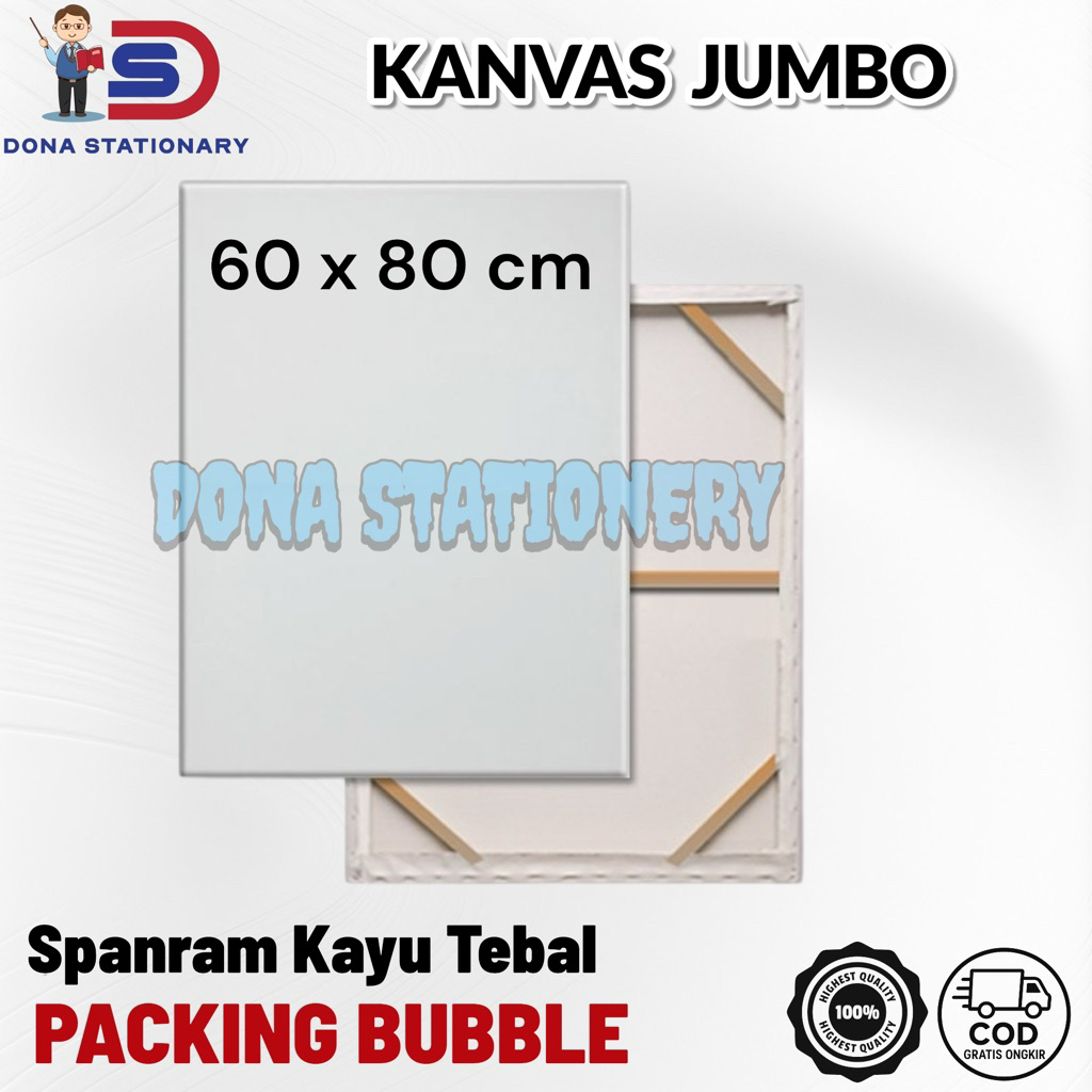 KANVAS LUKIS BESAR | KANVAS LUKIS PUTIH | KANVAS 30 × 40