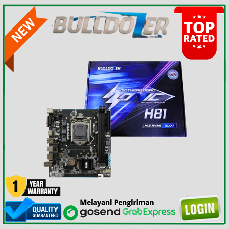 MOTHERBOARD H81 BULLDOZER LGA 1150