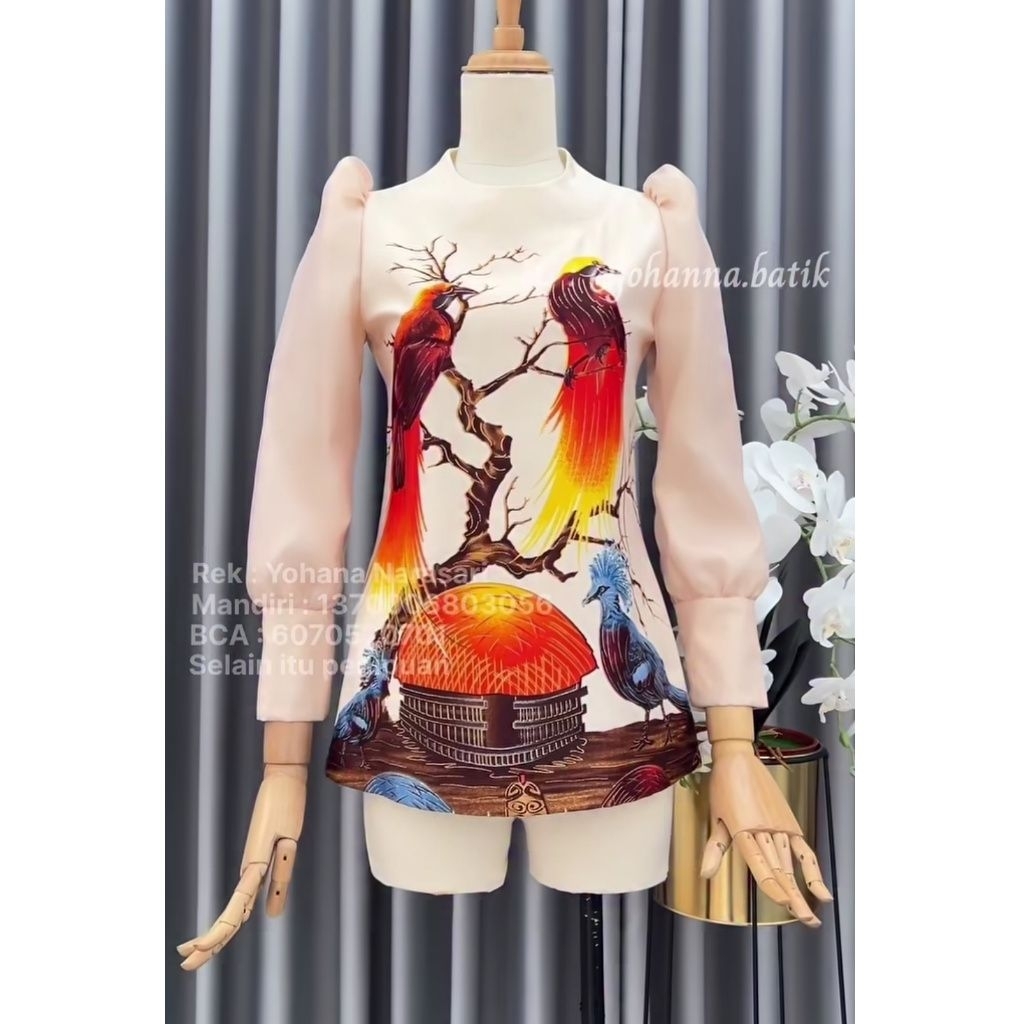 Baju Batik Motif Papua - Atasan Batik