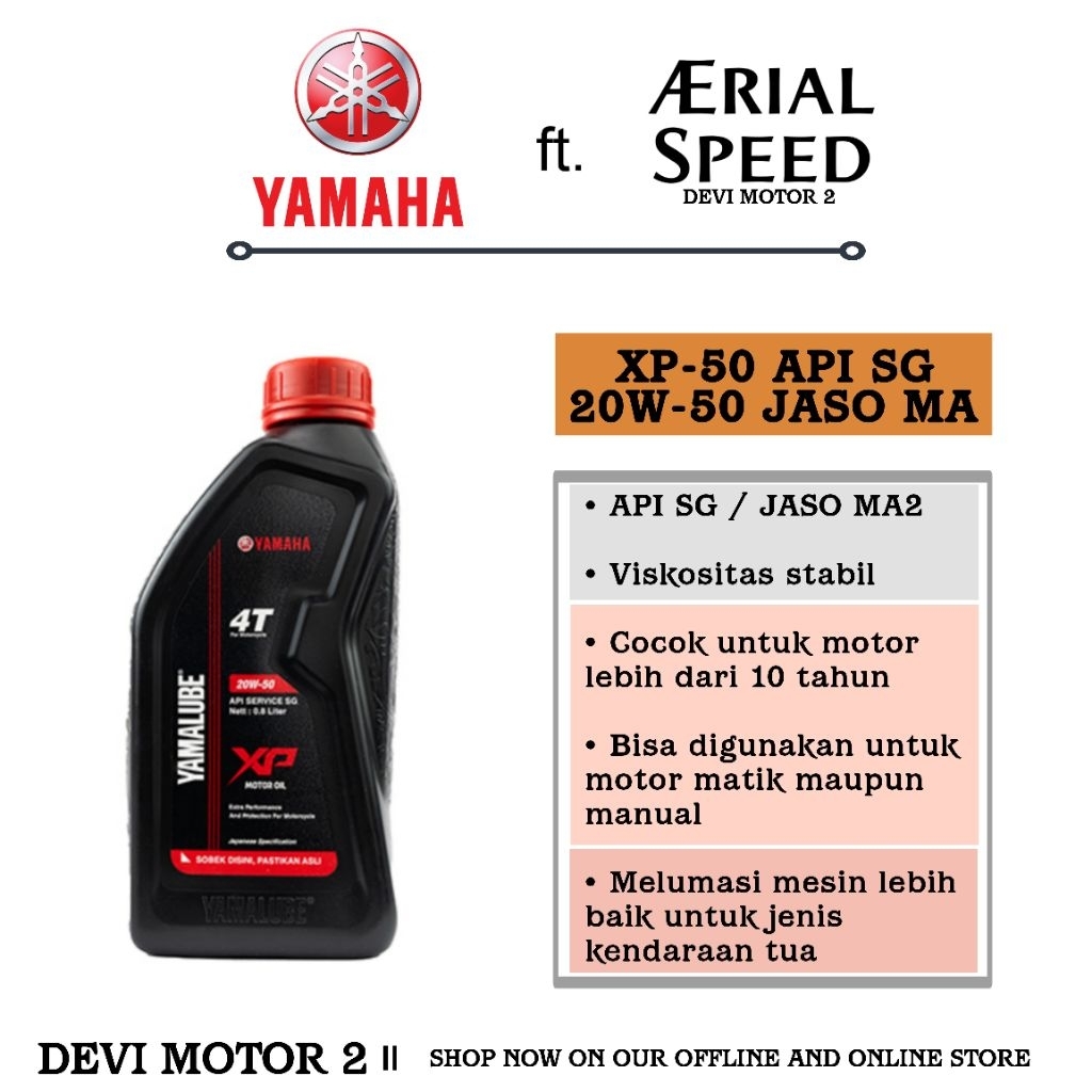 Oli Mesin Yamaha: Yamalube Matic, Super Matic, Silver, Sport, Super Sport, Oli Samping 2T