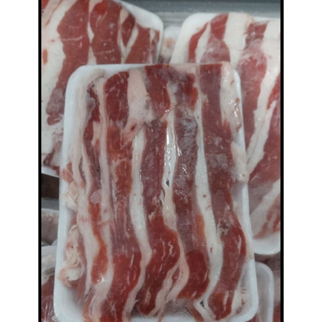 Beef Slice shortplate  mix triming 500 gram