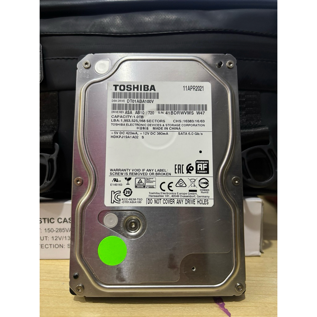 hardisk Toshiba 1 TB