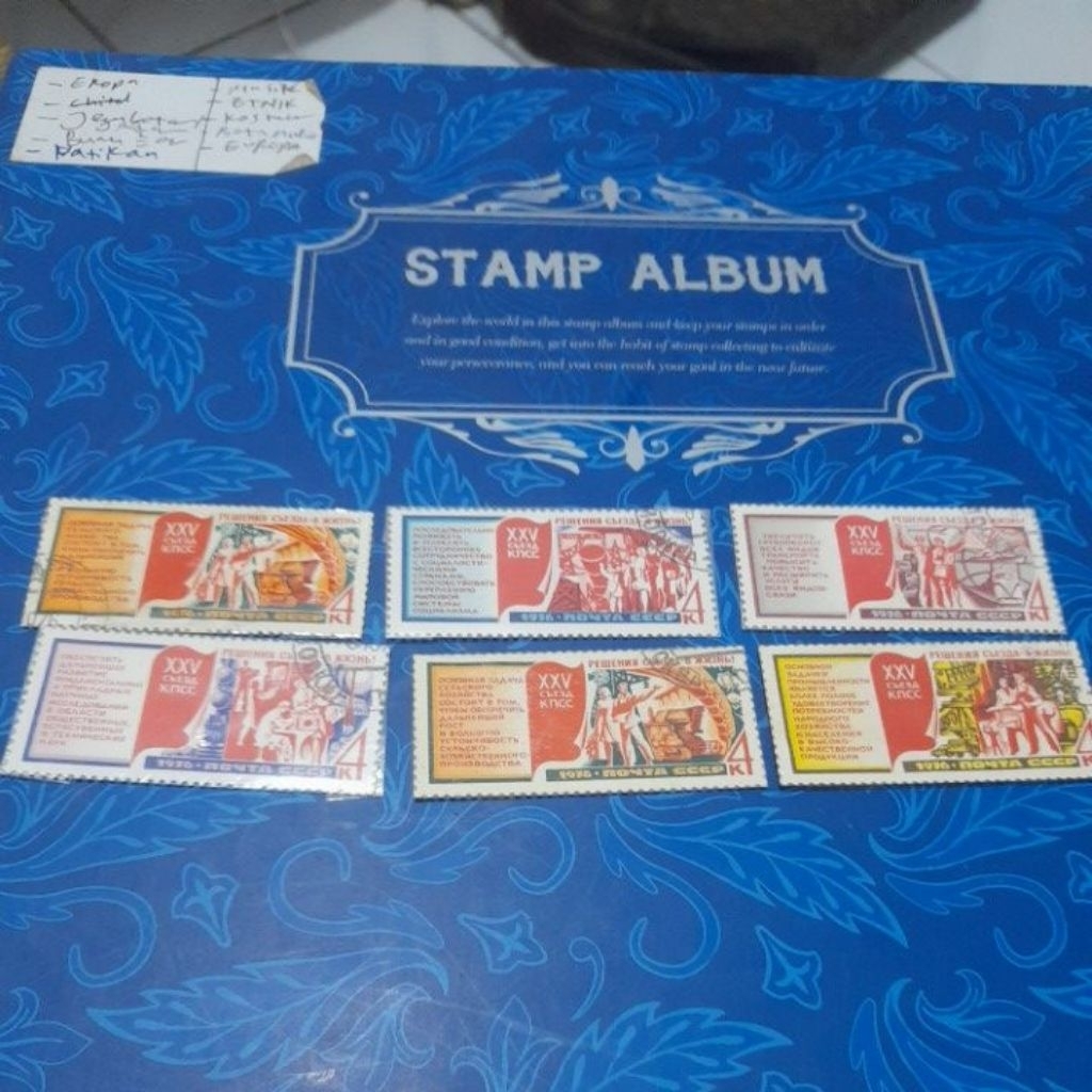 Set Prangko Used Lawas dr Rusia