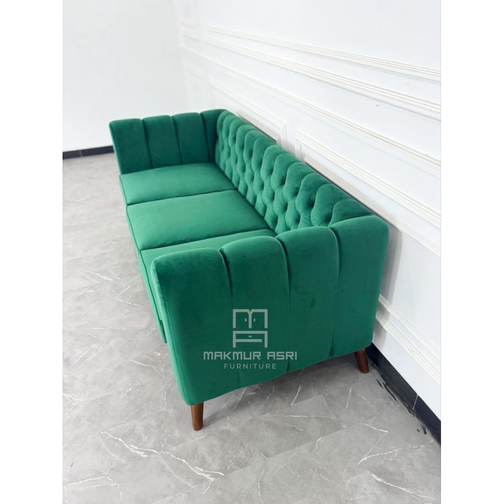 Shofa Minimalis Kayu Jati Mewah