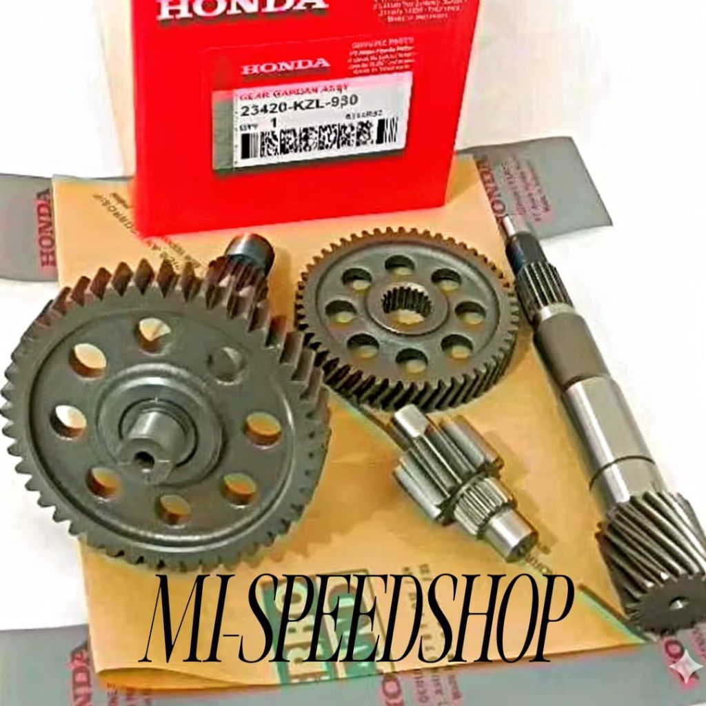 Gigi Rasio Set KZL 4Pcs Honda Gear Rasio Beat Fi (Starter Kasar) Scoopy fi Spacy Fi Vario 110 Fi Ori