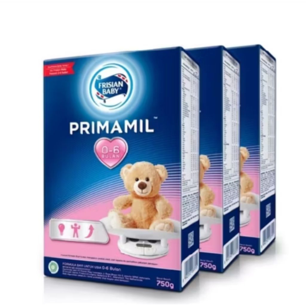 Susu Formula Frisian Flag Primamil 0-6 bulan & 6-12 Bulan dengan Nutrisi Lengkap untuk Otak dan Fisi