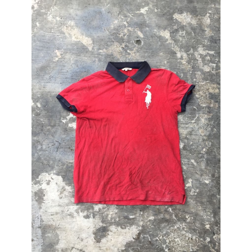 kaos polo plhm second, kaos polo bekas