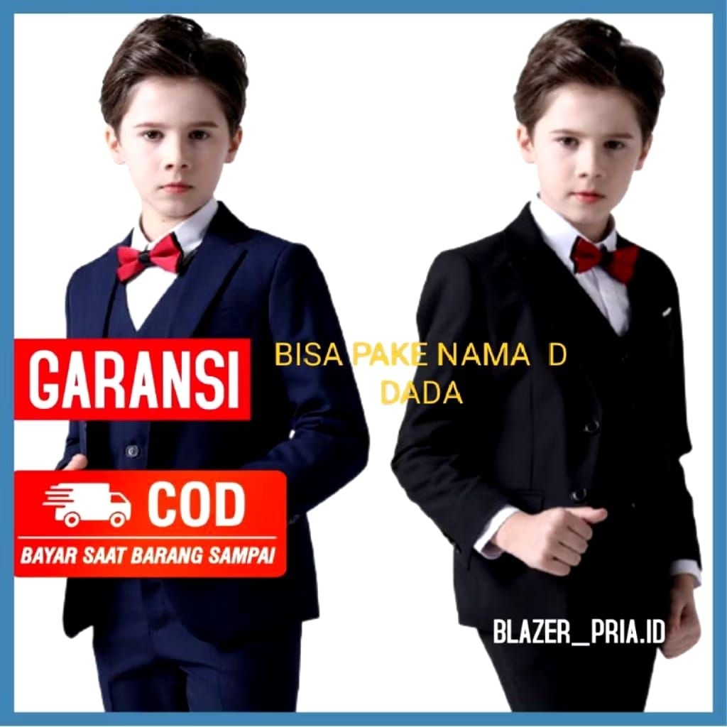 SETELAN JAS ANAK WISUDA BLAZER ANAK PULL PURING