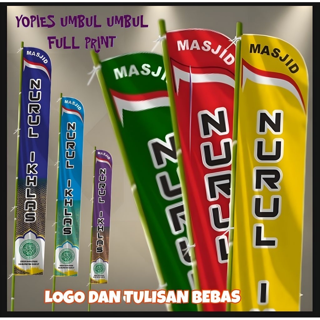 umbul umbul custom full print