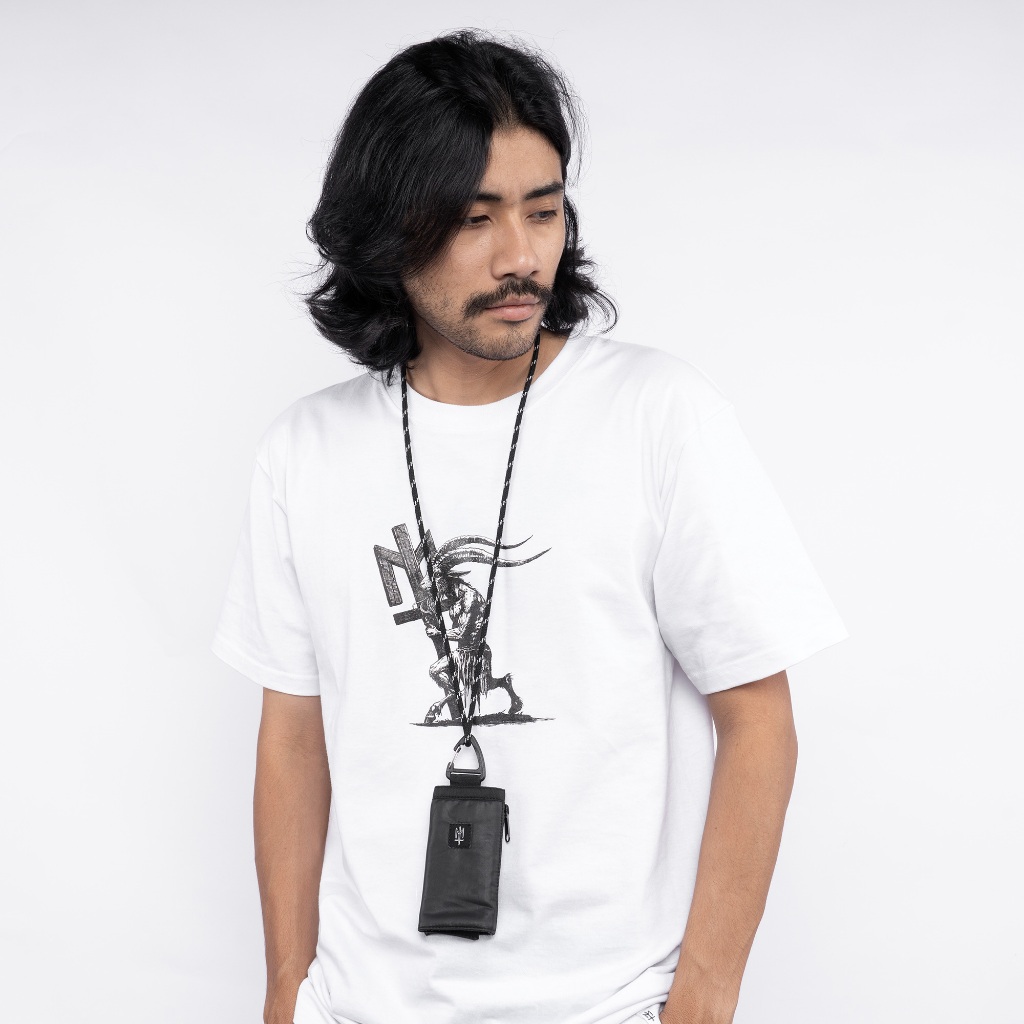 ZEBRA MATERNAL DISASTER DOMPET BERTALI TRI FOLD WALLET WITH ROPE ORIGINAL