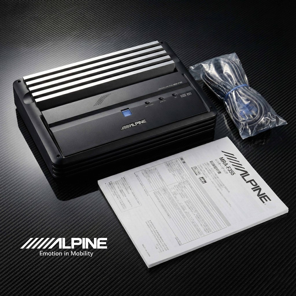 Alpine MRA-F355 : 5-Channel Car Theater Amplifier - Built-in Dolby Digital & DTS Decoder - True 5.1 