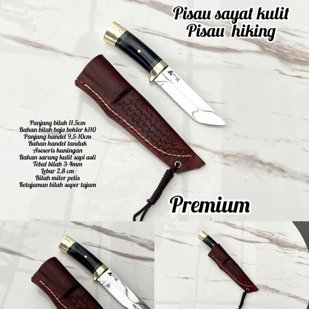 PISAU SESET SKINNER KULIT BAJA BOHLER K110 SUPER TAJAM